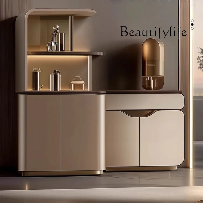 Home dining side cabinet light luxury beauty institute  counter for shop reception beauty salon contoire Lightweight table