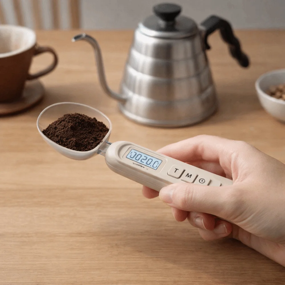 Electronic Digital Spoon Scale LCD Screen 500g/0.1 G Pet Food Measuring Spoon Convertible Units High Precision