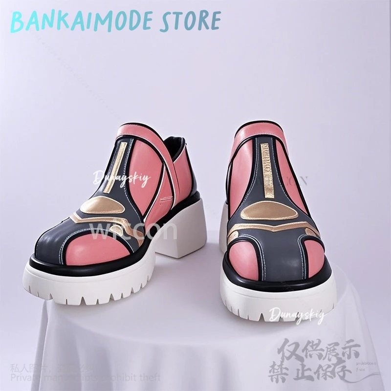 アニメゲーム原神コスプレ Varesa 靴甘い Y2K スタイル小道具ピンクスポーツウェア女の子女性ハロウィン Cos カスタマイズ