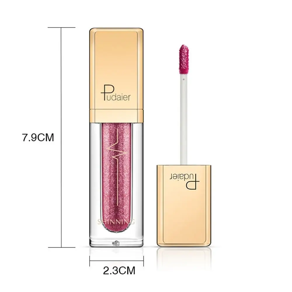 Ombre à barrage liquide imperméable pour femme, outil cosmétique nacré, surligneur, longue durée, scintillant coloré, fard à barrage scintillant