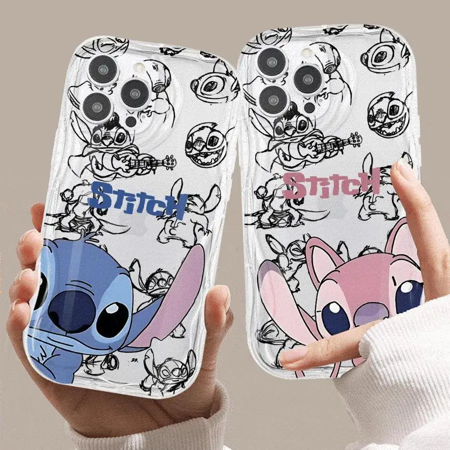 Isney Stitch Phone Case for Apple iPhone 15 16 Pro Max 13 14 Plus 12 11 Pro plus Matte