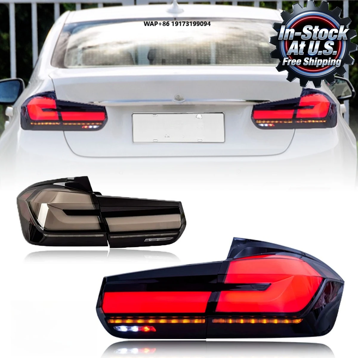 

Car Taillight Assembly for 3 Series F30 F35 Upgrade Modified to New Dynamic Turn Signal Led Taillight 2013-2018