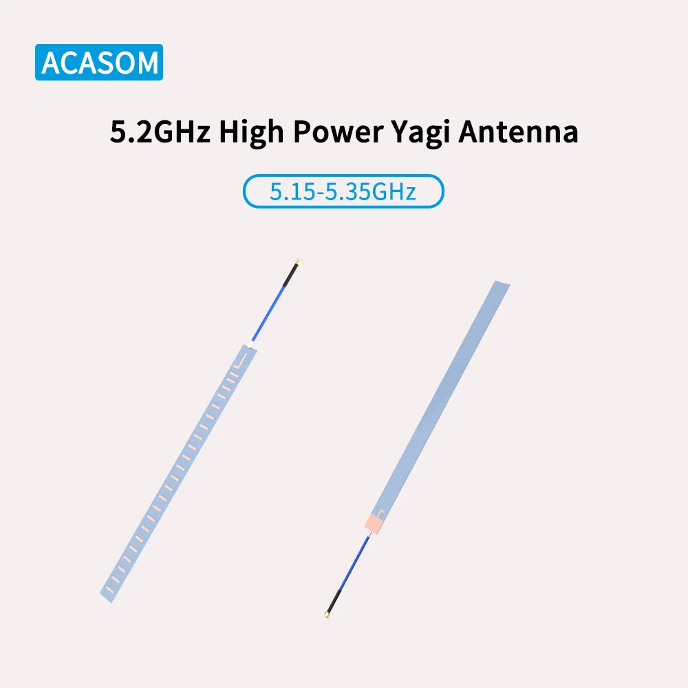 Imagem -05 - Antena Masculina do Sentido do Construtor do Drone da Antena Sma do Ganho Alto de 5.2ghz 50w Yagi