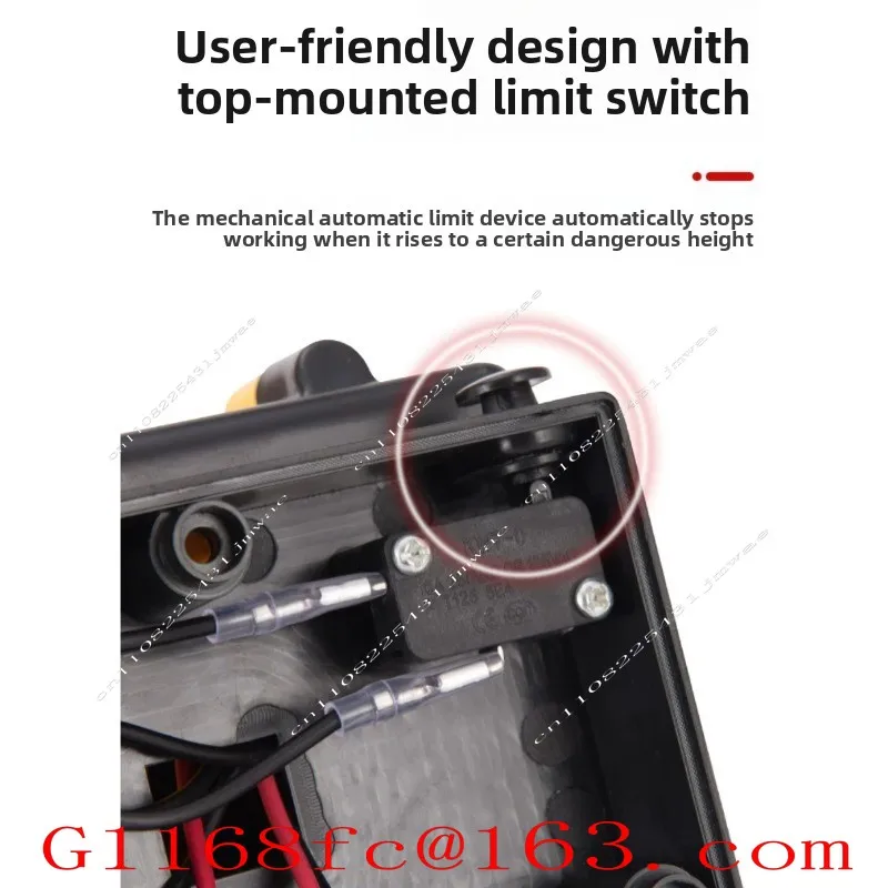 Miniature Electric Hoist Remote Control 220V Hoist Up and Down Switch Wireless Remote Control