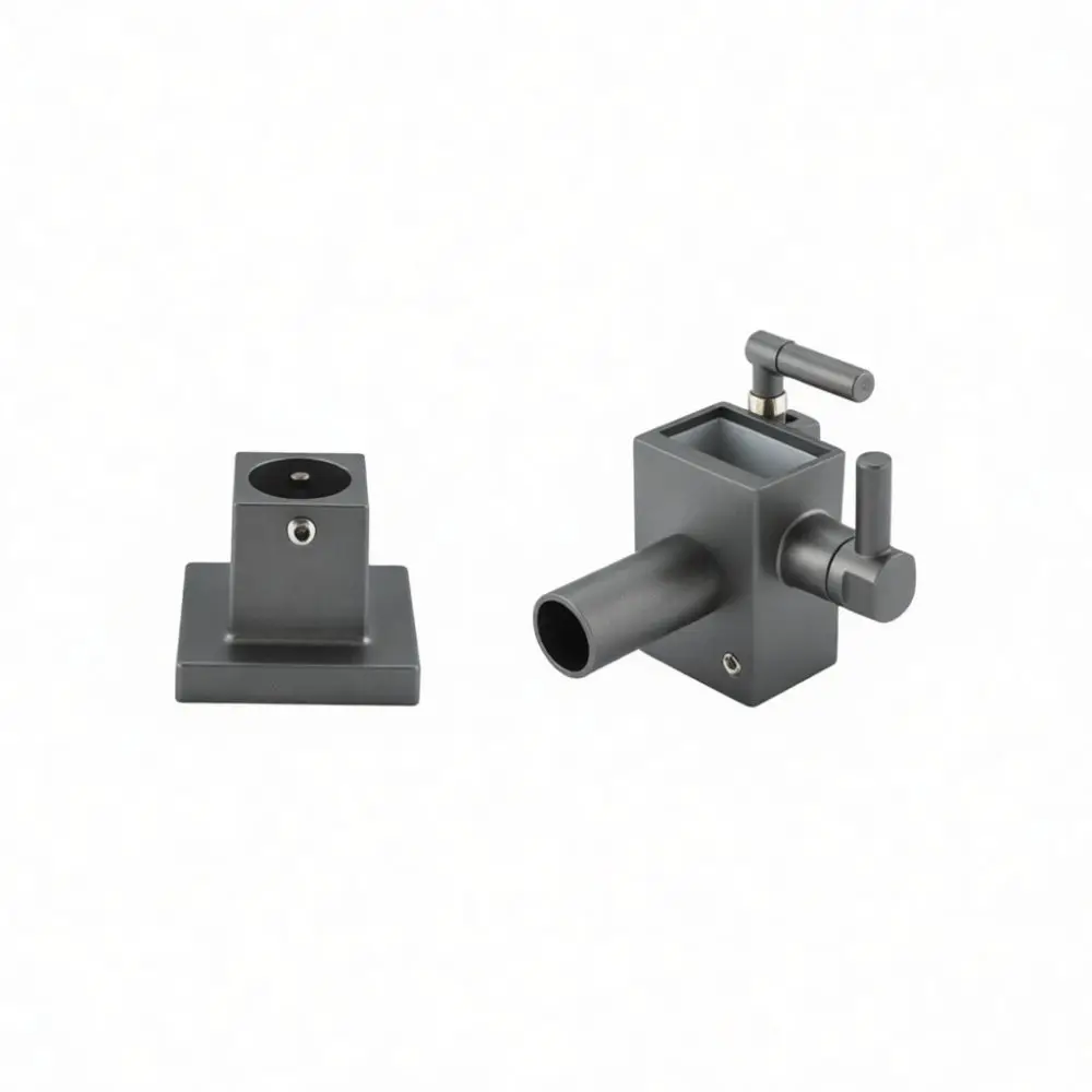 Modern Grey Shower Bracket Adjustable Slider Mount Base Bathroom Sprayer Rail Extension Holder Repair Components
