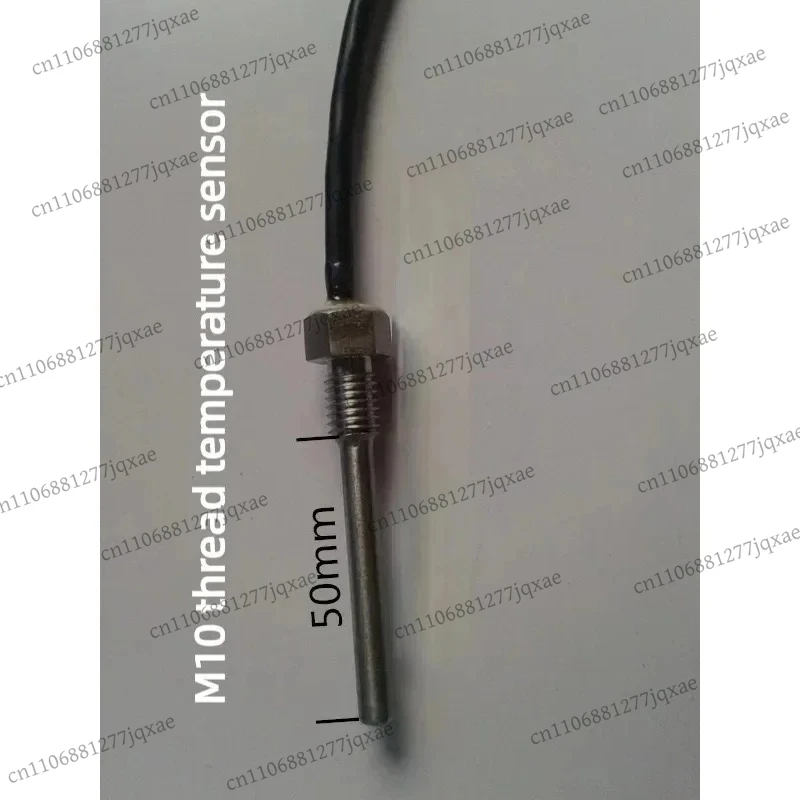 

1 шт. датчик температуры DS18b20 с фиксированным креплением и резьбой M10, длина зонда 50 мм, водонепроницаемый тип.