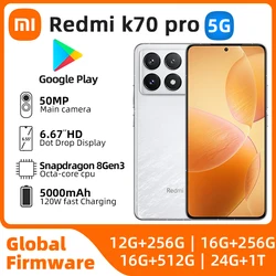 Xiaomi Redmi K70 Pro 5g SmartPhone Snapdragon8Gen 3 120Hz 6.67