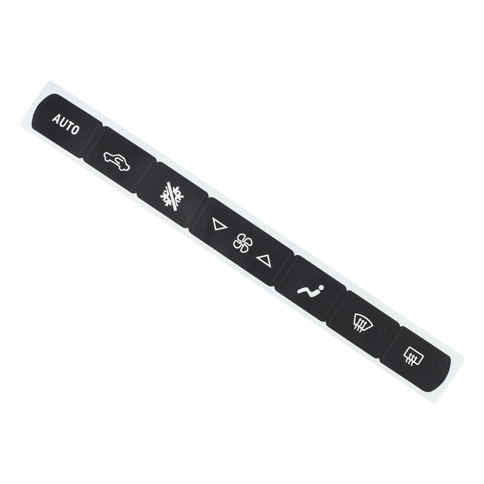 

Interior A/C Button Overlay Decal Sticker Designed for Corvette C6 2005 to 2013 Dashboard Climate Control Panel