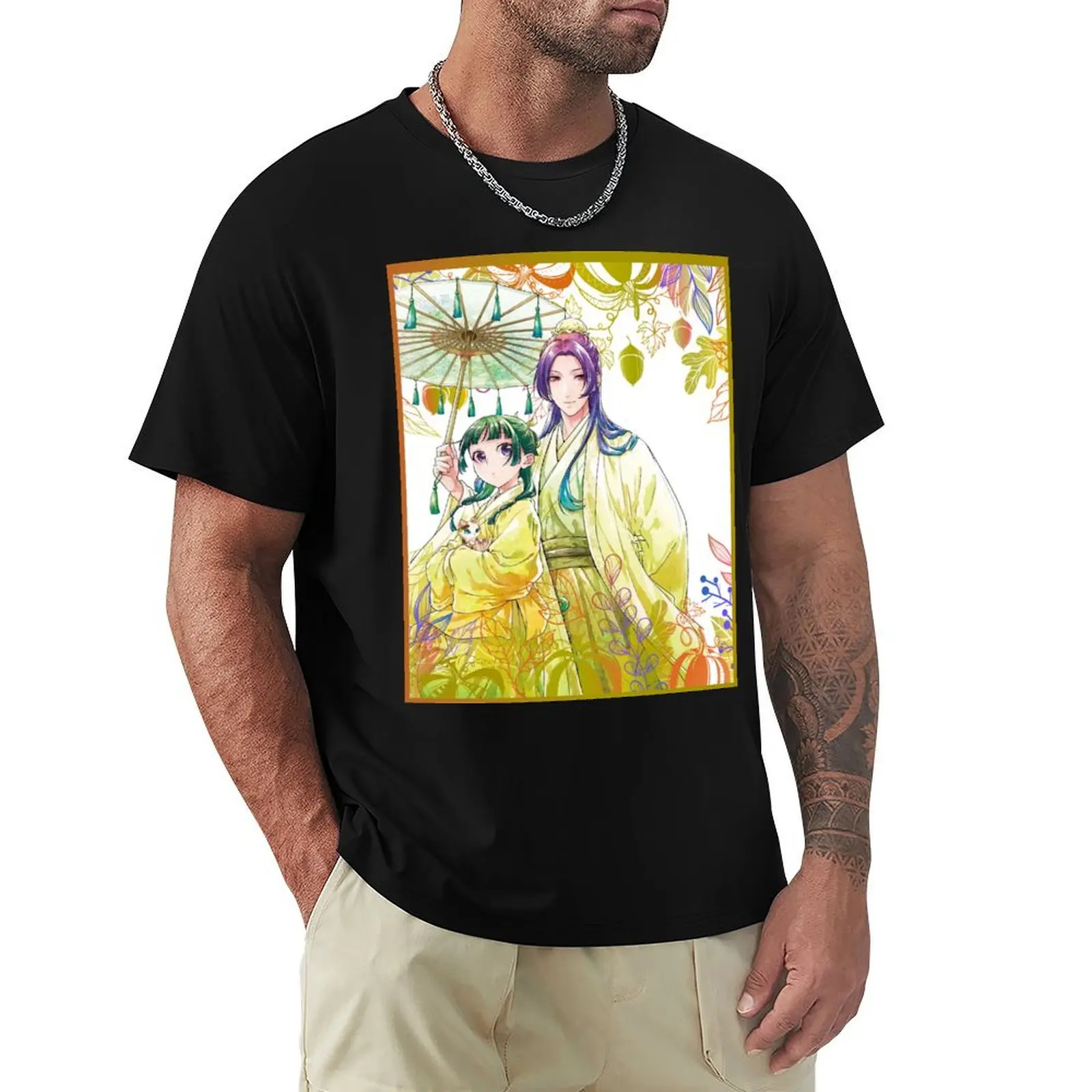Kusuriya no Hitorigoto T-Shirt t shirts for man slim fit T-Shirt