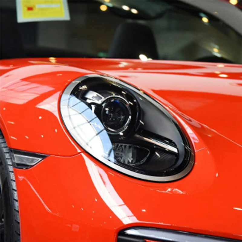 جديد وصول العلوي الظل ل 991 911 Targa/Carrera 2012-2018 اليسار حافة سوداء شفافة
