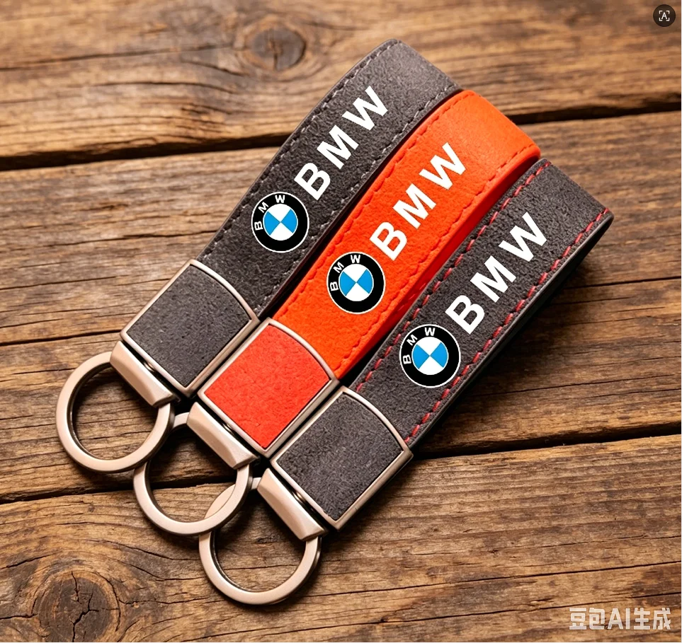 

For BMW E36 E30 X7 M X6 E39 E90 E60 E34 F30 G20 GT X1 X2 X3 X5 E46 suede Luxury Car Keychain Anti-Lost Key Ring Pendant Lanyard