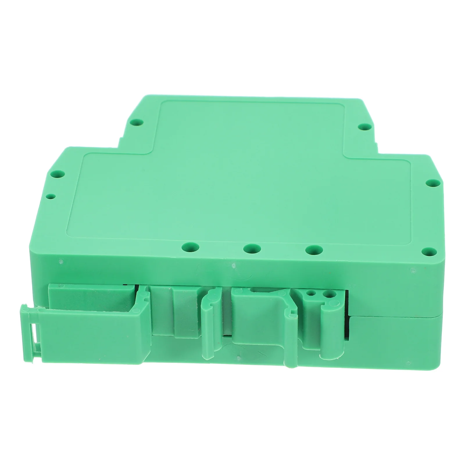 

Plastic Electrical Boxes for Din Rails Modular Design Green Terminal Block Kits Power Junction Boxes Universal Wire Connectors