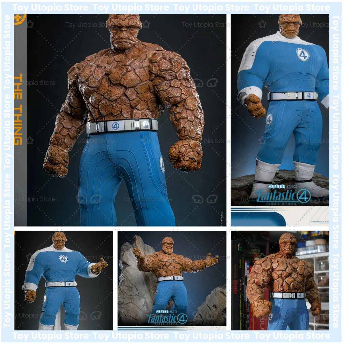 

En stock, 100% original, Hot Toys MMS813B Ben Grimm, edición especial, a escala 1/6, regalo para niños