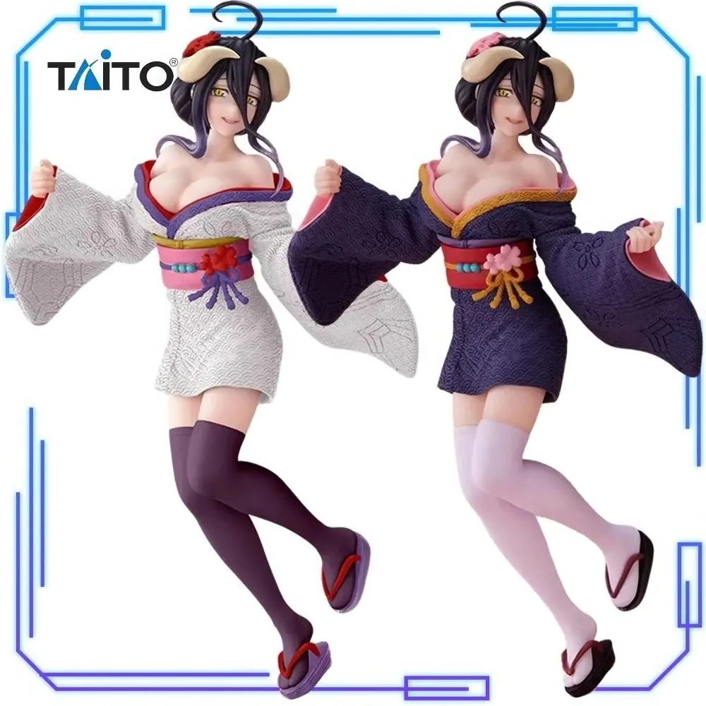 

In Stock TAITO Original Genuine Coreful Figure Overlord IV Albedo Sakura Wasou Ver Renewal 18cm Collections Model Anime Toy Gift