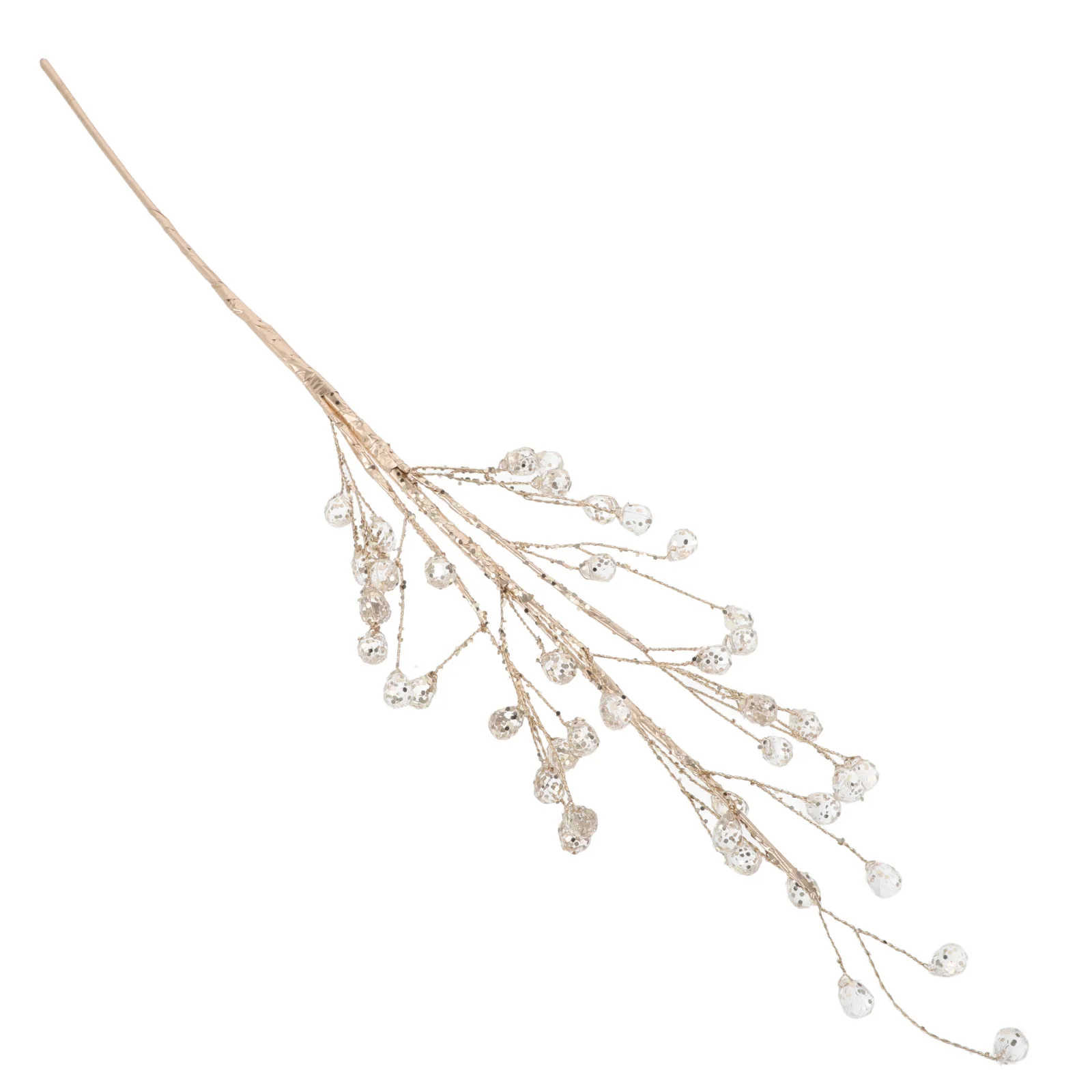 

Artificial Christmas Tree Branch Acrylic Bead Drop Holiday Window Display Centerpieces Table Decoration Bouquets Accessories