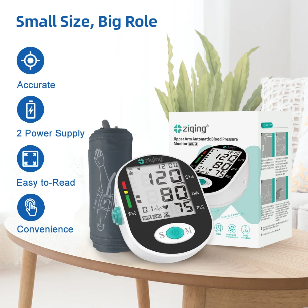 Medical Digital Arm Wrist BP Blood Pressure Monitor Tensiometer Tonometer Automatic Sphygmomanometer Heart Rate Pulse Meter