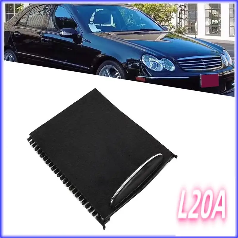 Yd-A20368001239051 غطاء وحدة التحكم المركزية باللون الأسود أعمى لسيارة Mercedes C-Class W203 2000-2007 ستارة حامل المشروبات
