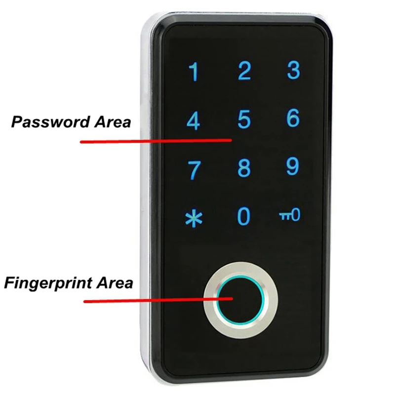 Imagem -03 - Fingerprint Senha Combinação Smart Lock Digital Electronic Door Lock Home Security Alarm