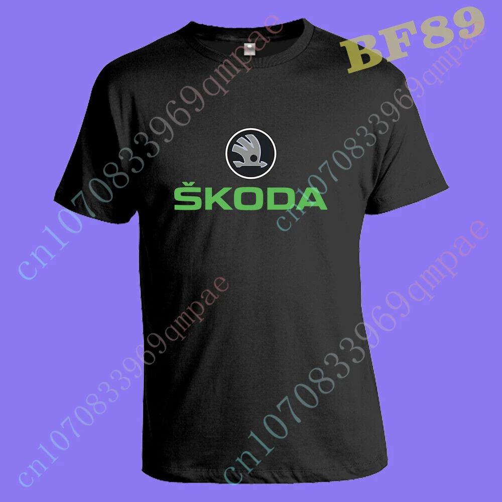 Skoda Clothing Unisex Short Sleeve Top Harajuku T-shirts Anime T Shirt For Men Women Casual Oversized T-shirt Custom Logo