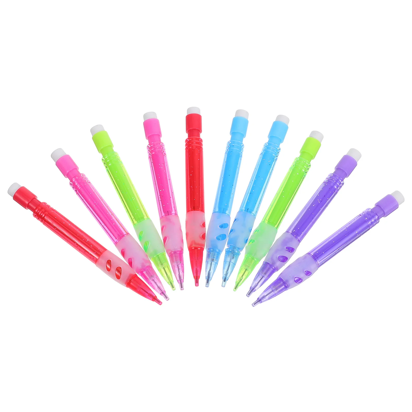 10 Pcs Mini Mechanical Pencil Pencils Bulk Pink Pocket for Kids Fancy Pp Cute School Supplies Child Short