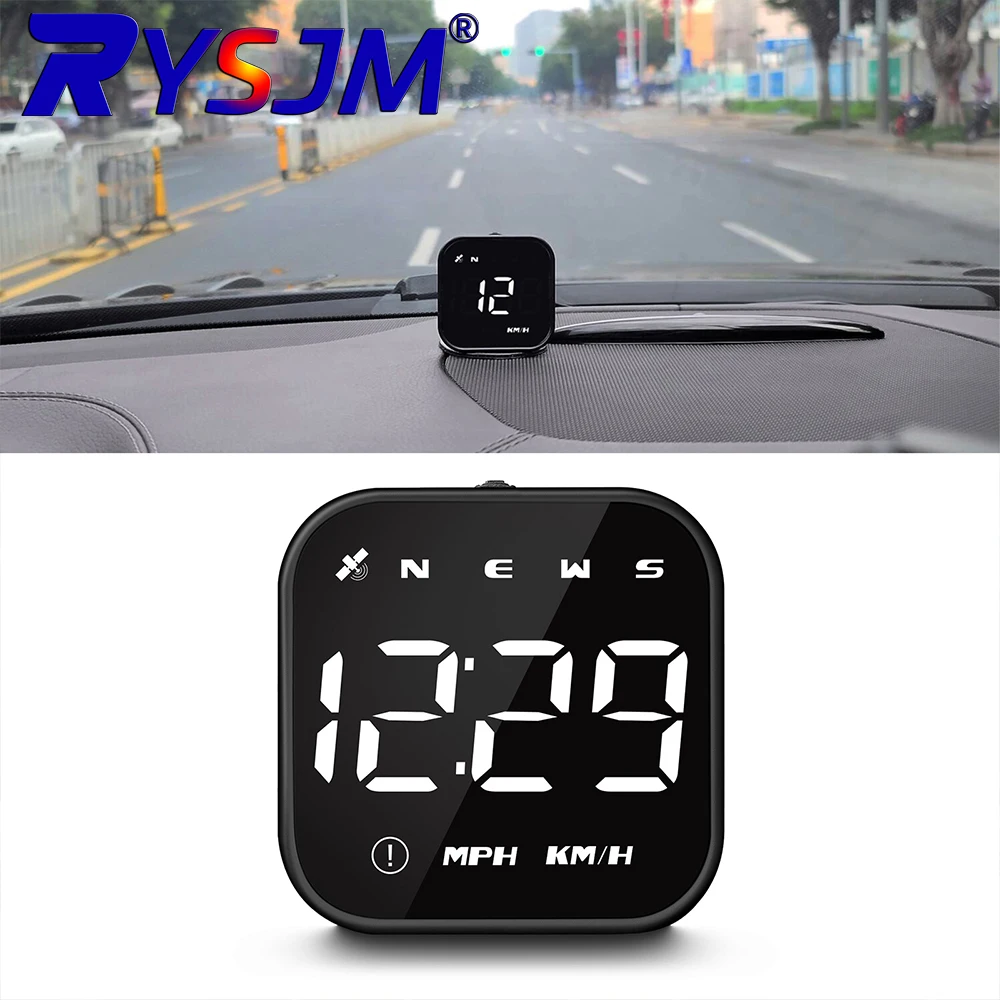 Car Head Up Display G4S GPS Head Up Display on Board Computer Digital Speedometer KMH/MPH Compass Car Smart Gauge