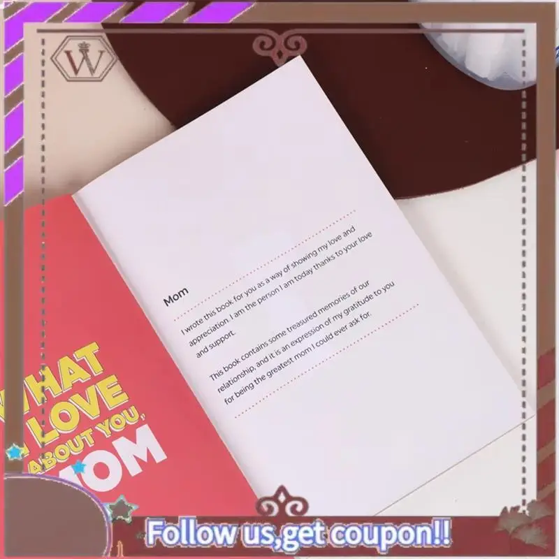 أحدث هدية عيد الأم العاطفية - كتاب التواصل بين الوالدين والطفل "أم، ماذا أحبك"