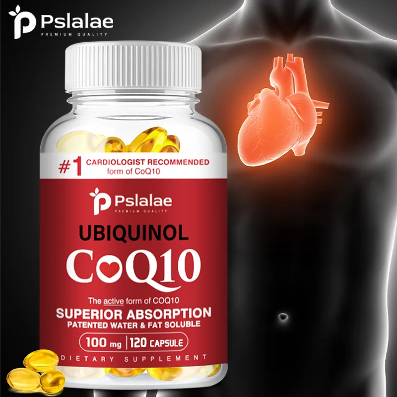 CoQ10 100 Mg, A Patented Water- and Fat-soluble, Natural Supplement That Supports Blood Circulation