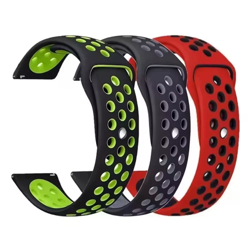 18mm20mm22mm ซิลิโคนสําหรับผู้เบิกทาง Garmin 265S 965 165 55 255S เพลงสร้อยข้อมือสําหรับ Garmin Vivoactive 5/Venu 3/2 เข็มขัด