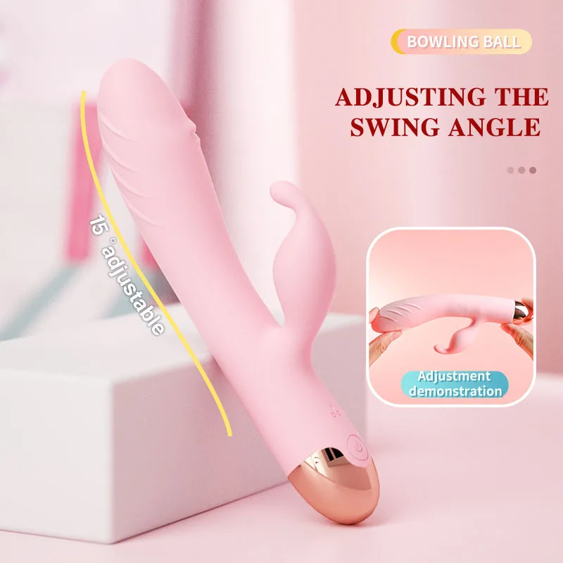 Vibromasseur gode en silicone étanche pour femme, masseur de vagin, stimulateur de clitoris, masturbation féminine, jouets sexuels pour adultes