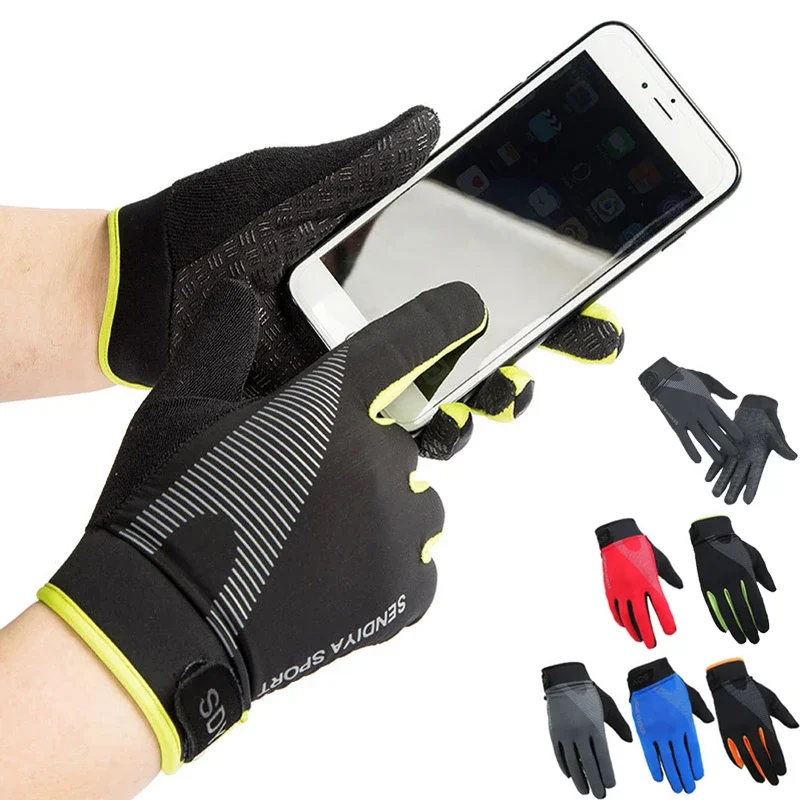 

Summer Cooling Ice Silk Riding Gloves Touch Phone Screen Gloves Breathable Cycling Driving Running Mittens Moto Accessories