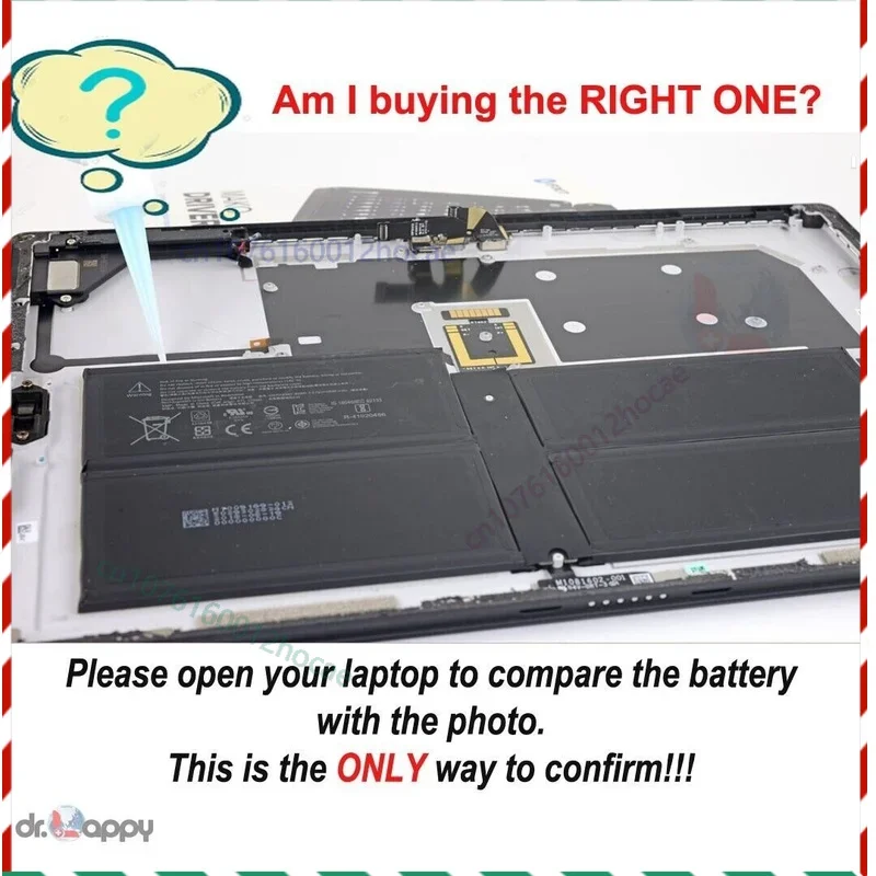 بطارية جديدة G3HTA027H DYNR01 لجهاز Microsoft Surface Pro 4 1724 12.3 بوصة 7.5 فولت