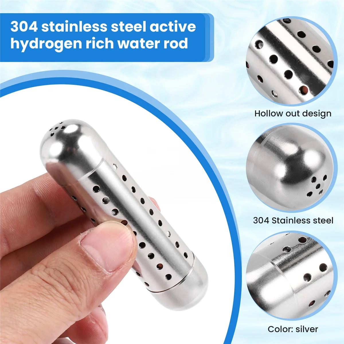 

B24A Purifier Ionizer Stick Raise Ph Neg Charged Structured Water Alkaline Water Purifier Alkaline Water Sticks