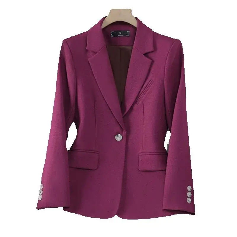 Fashion Business Blazer Women Work Office Long Sleeve Spring Casual Blazer New Ladies Suit Coat Jacket Korean Female Outerwear