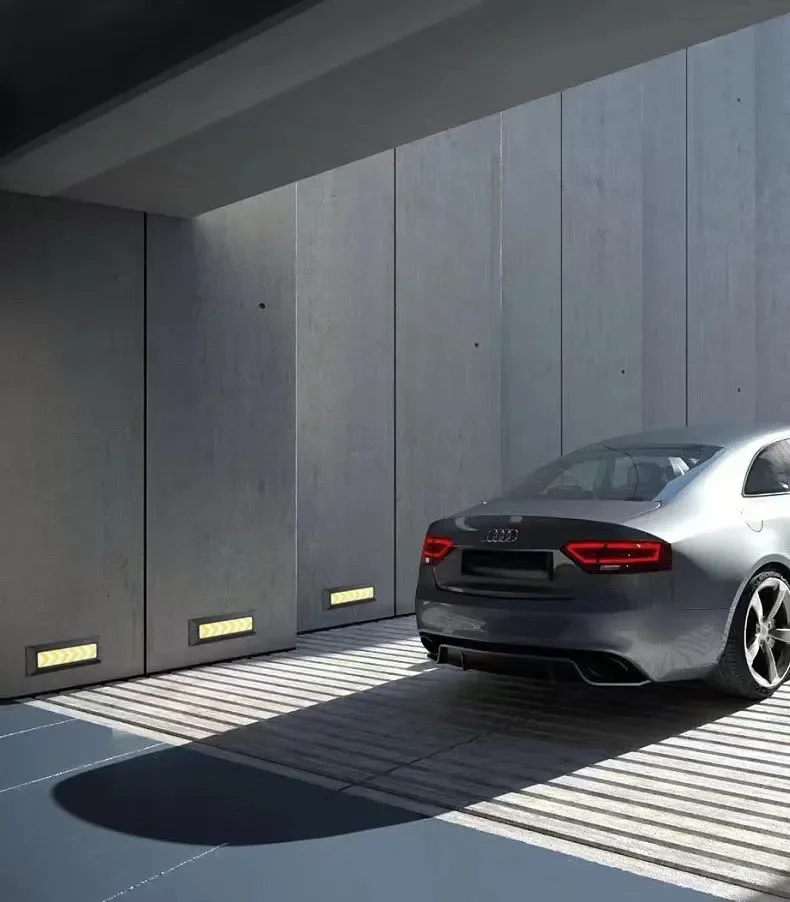 Modern 5W IP65 LED Stair Light - Outdoor/Indoor Surface-Mounted Step Lighting for Garden Wall