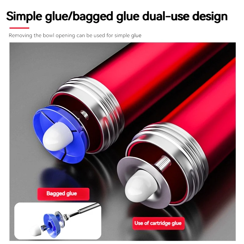 Glue Gun Finishing Tools Glue Seals for Doors and Windows Manual Caulking Gun Glass Corner Seam Filling Construction Hand Tools