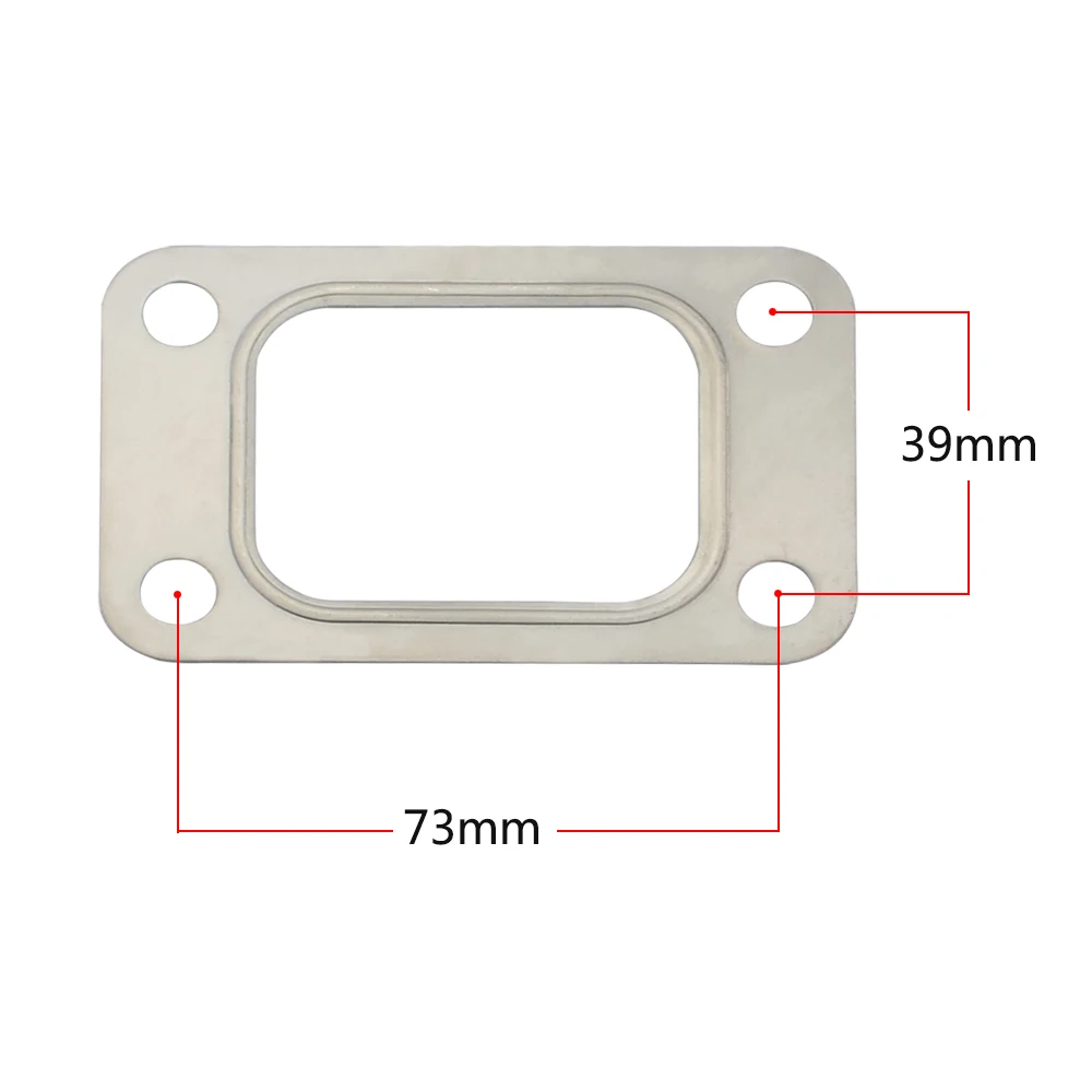 WLR RACING - 5pcs(lot) Turbo Turbine Inlet Stainless Steel304 Gasket For T25 T28 HQ turbo inlet gasket WLR4802