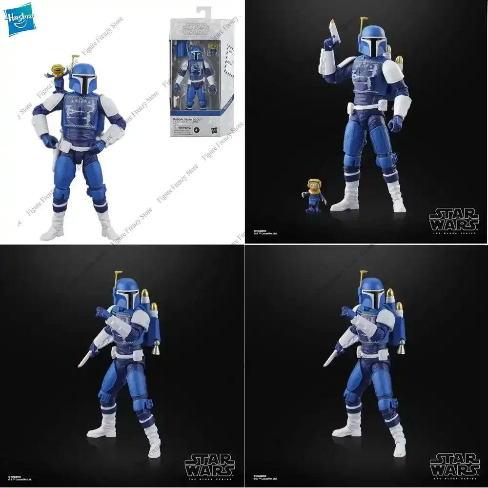 特別オファー-新品オリジナル-ハスブロ-スターウォーズ-ブラックシリーズ-マンダロリアン-スカウト-ホリデーエディション-アクションフィギュア-スターウォーズ用