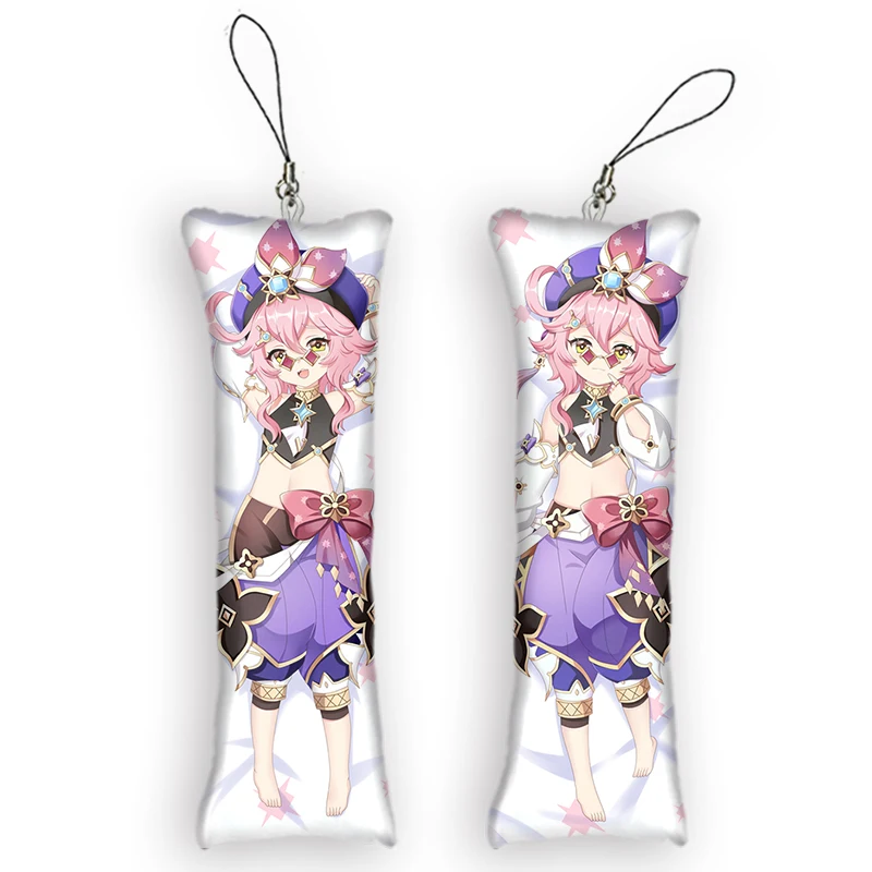 Genshin Impact Dori Mini Dakimakura Keychain Cute Anime Key Chain Small Pillow Decor Pendant Otaku Gift Kawaii Backpack Pendants