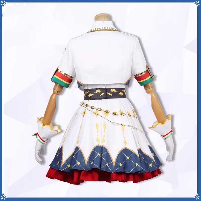 Oguri Cosplay Traje para Homens e Mulheres, Umamusume: Pretty Derby, Vestido Anime, Casaco, Uniforme, Halloween, Véspera de Natal, Fato de festa, Moda