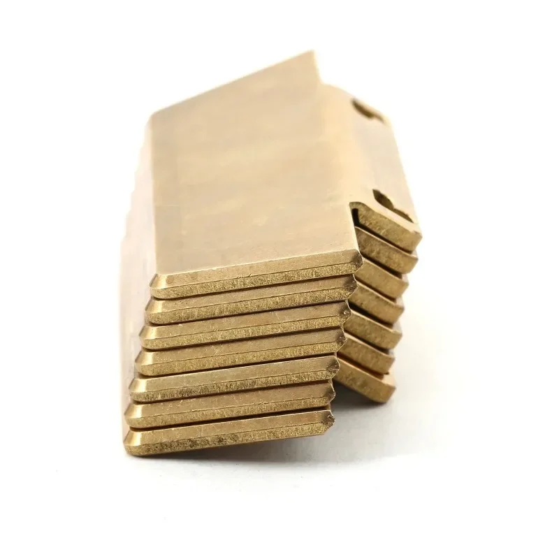 Peso del paraurti anteriore in ottone resistente: aggiornamento delle prestazioni per cingoli TRX4 SCX10 D90 RXZ10 1/10