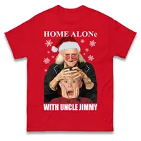 2026 Funny and Rude Jimmy Kevin Christmas T-shirt Christmas Festival T-shirt Top Christmas Gift Top Women's Round Neck T-shirt