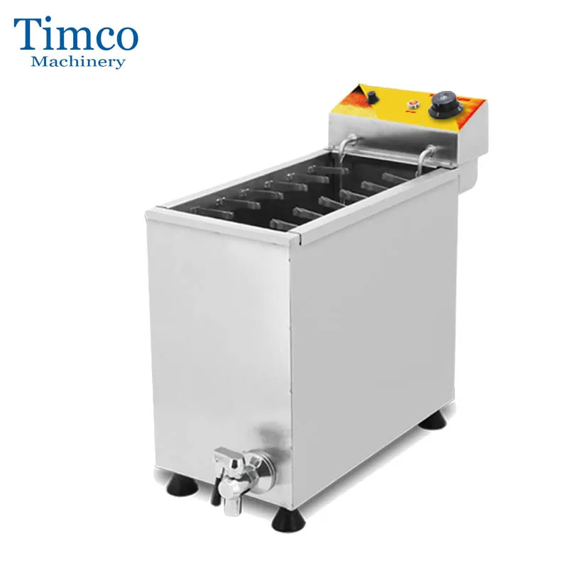 TIMCO Hotdog Maker เครื่อง Cheese Fryer ไฟฟ้า25L ทอดข้าวโพดเตา Mozzarella วาฟเฟิลเครื่องเชิงพาณิชย์