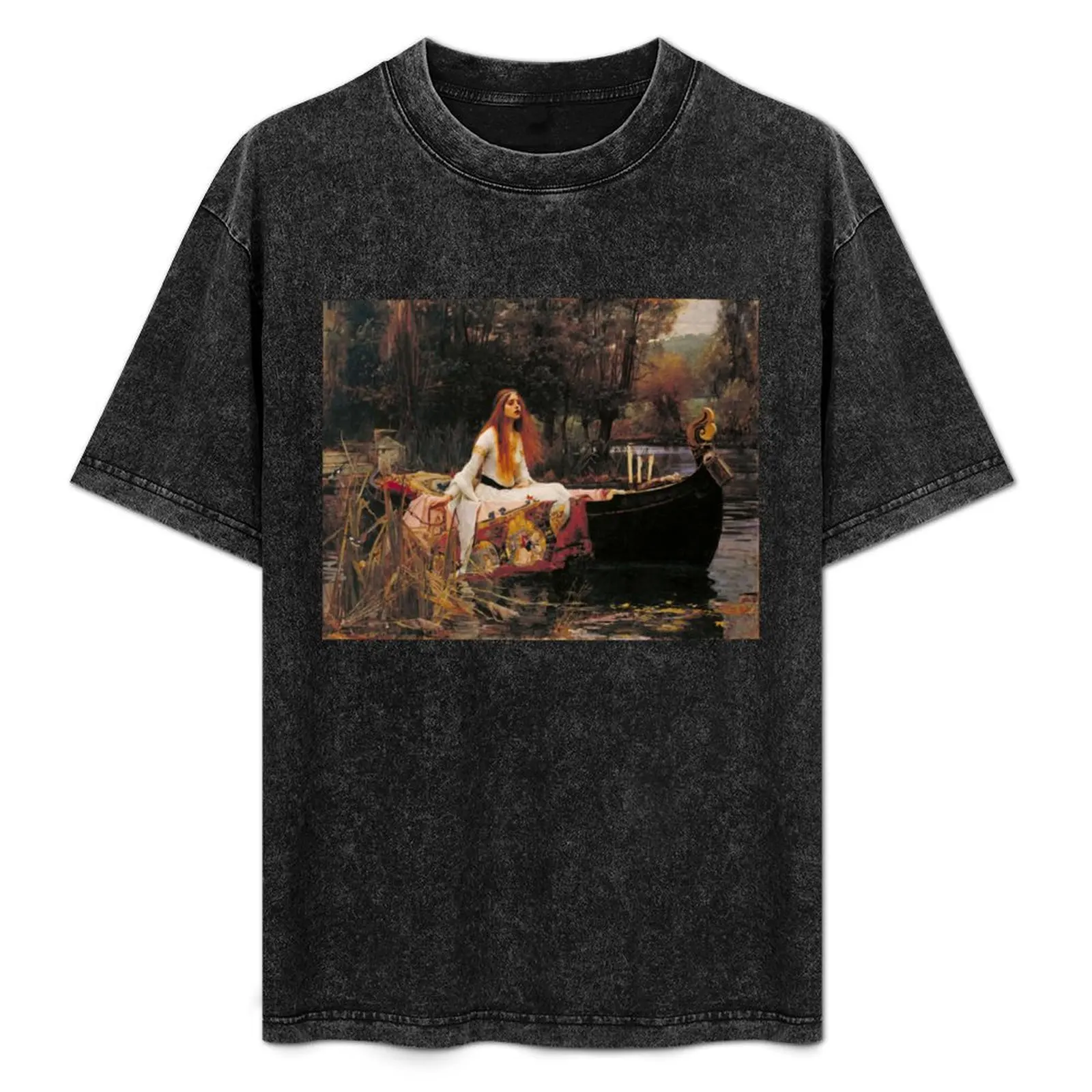 

The Lady of Shallot - John William Waterhouse T-Shirt vintage clothes Short sleeve tee sublime mens shirts graphic tee