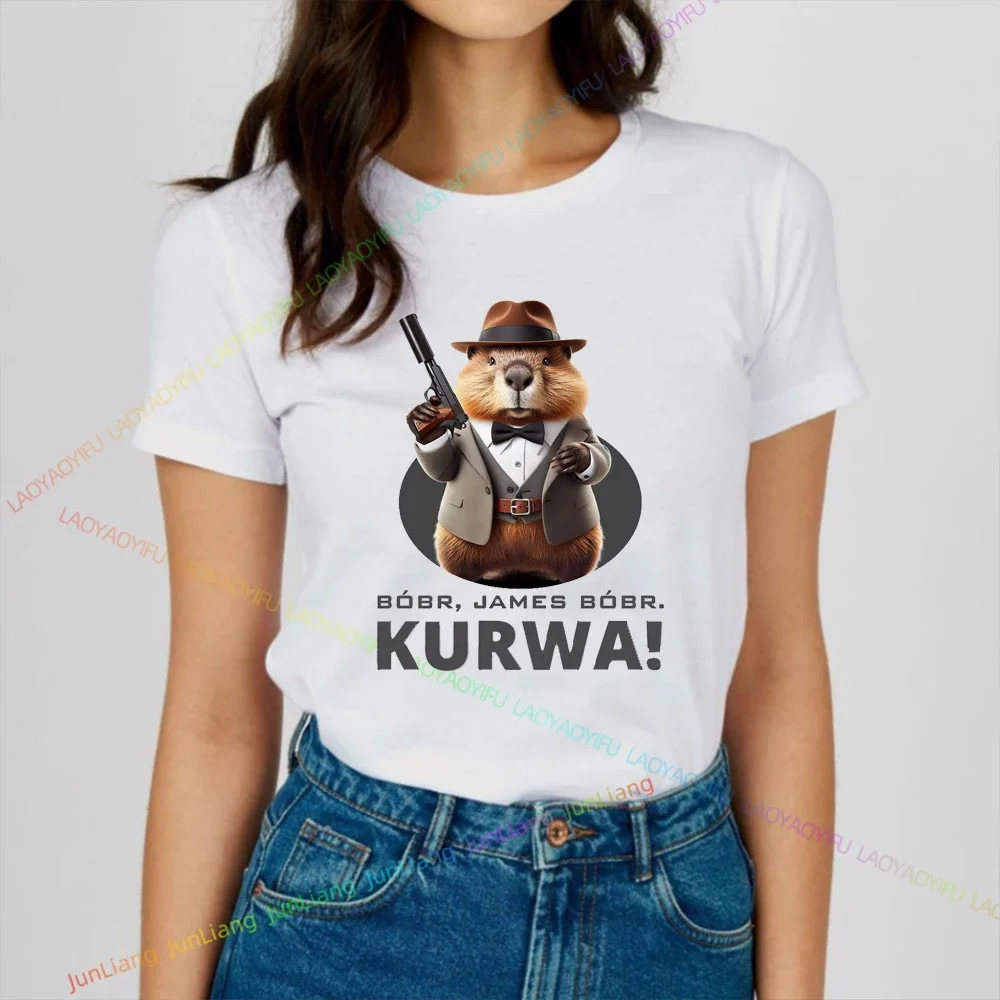 Neueste Biber Tops Bober Bóbr männer Shirts Anime Kleidung frauen T-shirt Y2k Harajuku Kurzarm T Lustige Geschenke Streetwear