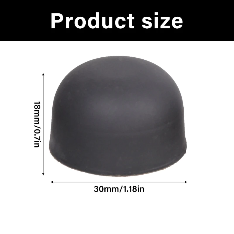4 szt. Podkładki antywibracyjne pod głośniki, 30mm elastomerowe tłumiki, silikonowe nóżki izolujące wibracje do gramofonu, wzmacniacza, CD, DAC, magnetofonu — zdjęcie produktu 6