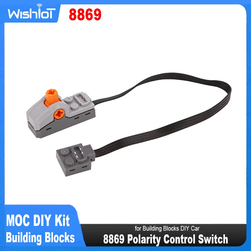 8869 Technical Power Fucntions Parts Polarity Control Switch for MOC Building Blocks 8869 for LED Light Link Line 8870 and Motor