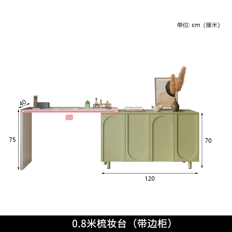 

GZ Modern Simple and Light Luxury Dresser Home Master Bedroom Premium Makeup Table