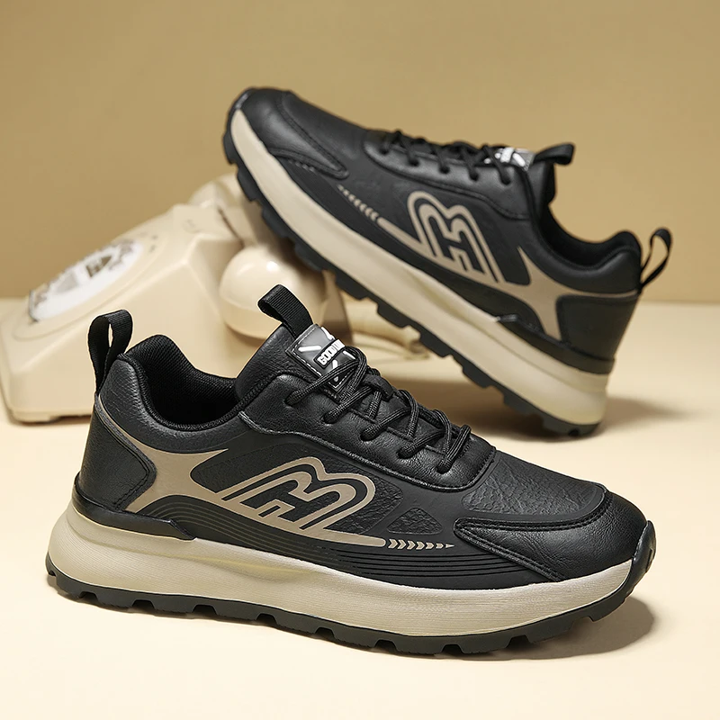 

2026 Men'S Spring New Sports Shoes Are Lightweight Breathable Non Slip Soft Soled High-End And Fashionable Sports Shoes 39-44