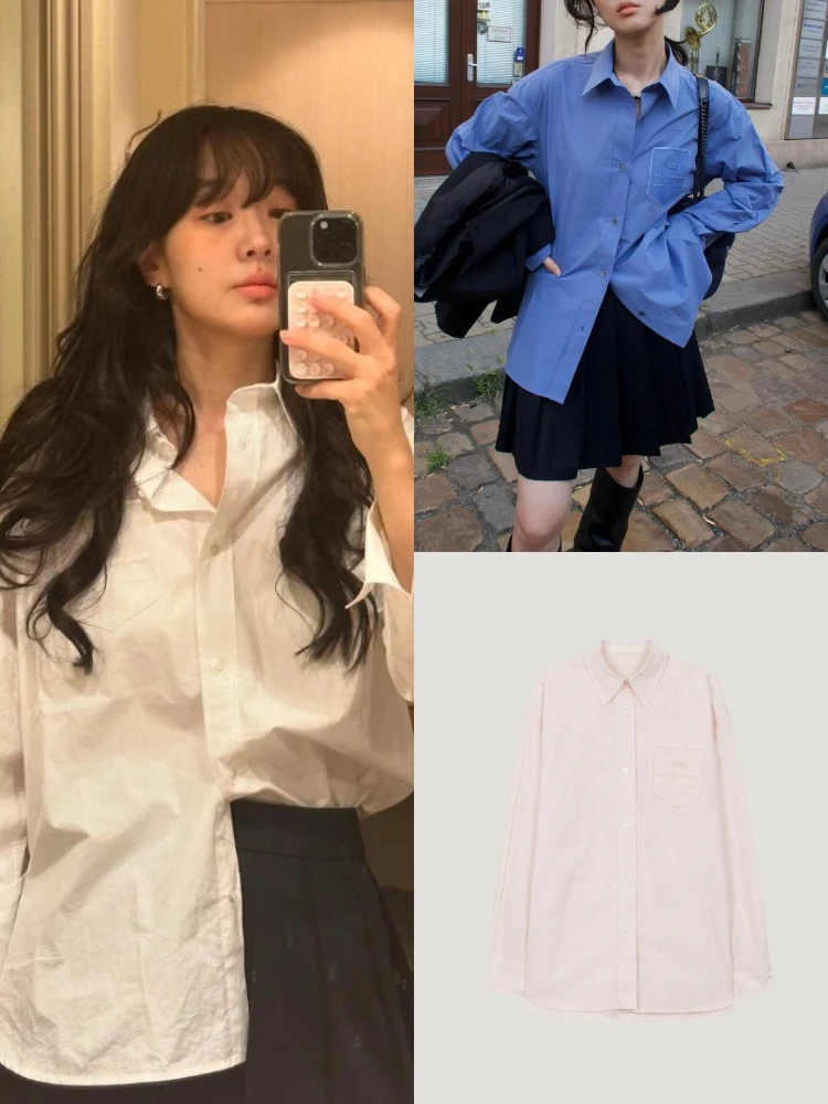 

Весенний пушистый однотонный повседневный женский топ свободного покроя с воротником, разноцветные варианты, модный удобный женский топ