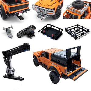 MOC Anhängerkupplung Kran-Plattform modifizierte Deckung für Pickups F-150 Raptor 42126 Ziegel Set Autobausteine DIY Toys Geschenke 10 Hauptverkaufsplattform Crane - №6